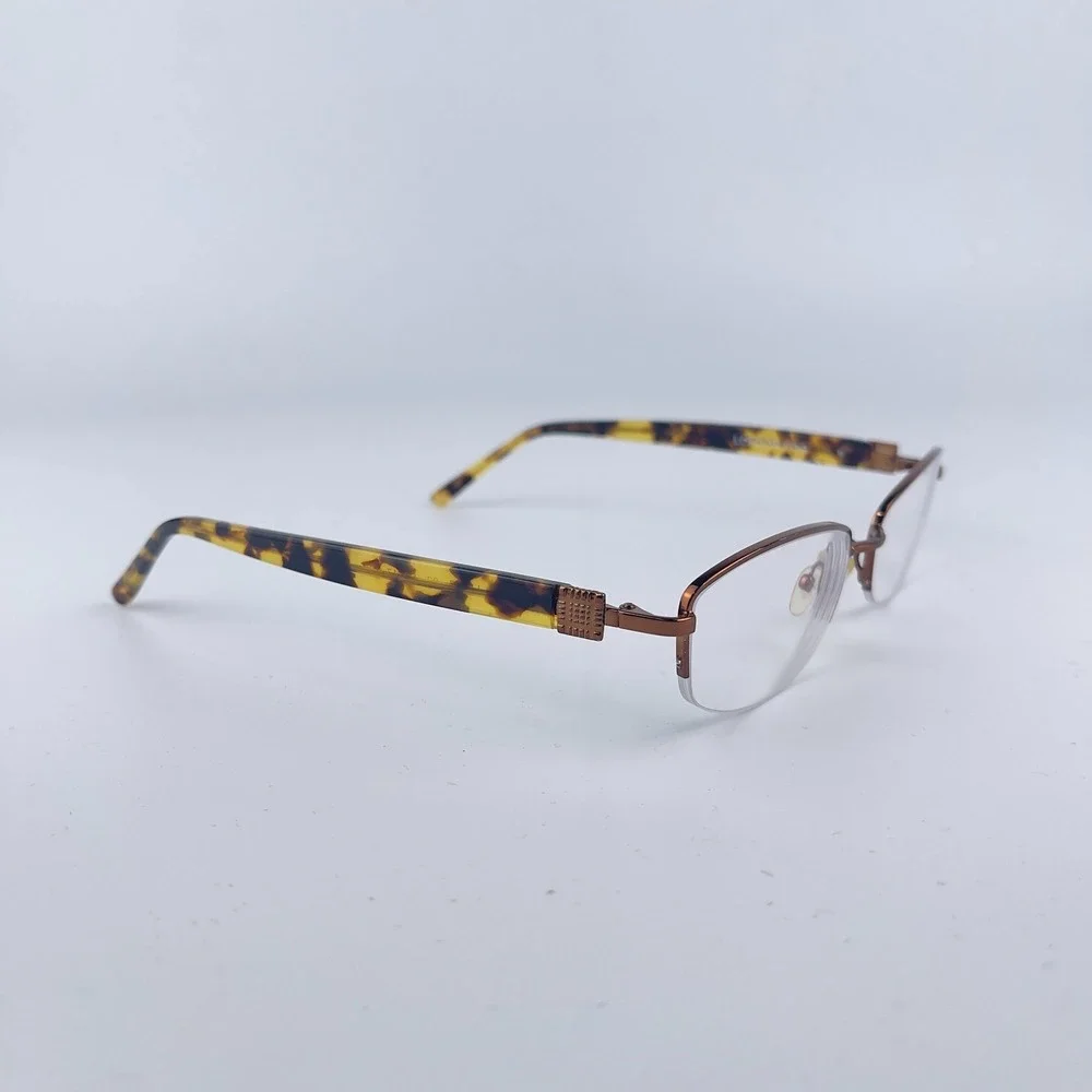 London‎ Fog LF407 02 Women Eyeglasses Frame Multi Tortoise Half Rim 53-17-140 mm